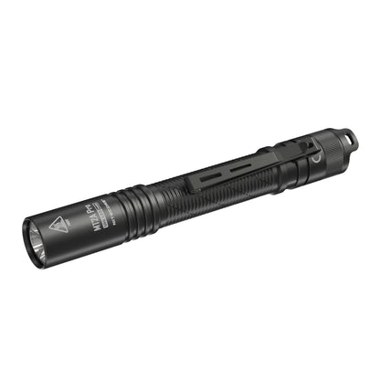Black Nitecore MT2A Pro flashlight on a white background